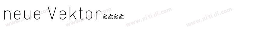 neue Vektor字体转换